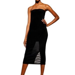 topshop strapless dress